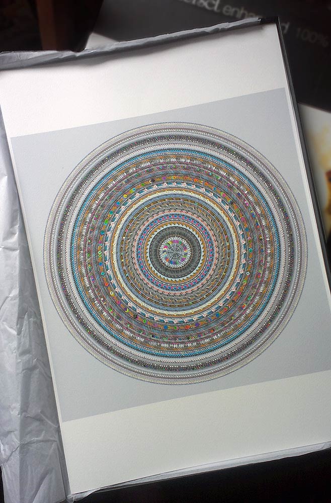 Sandra Crisp: Kinetic_Array_3, ink jet print Size: A3+ (330mm x 483 mm) Somerset Enhanced (Velvet) 100% cotton archival paper